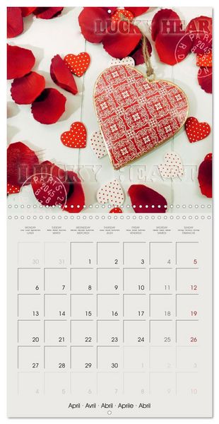 Produktbild: Special hearts in wonderful still lifes (Wall Calendar 2026 12 &times; 12 Inch) CALVENDO 12 Month Wall Calendar