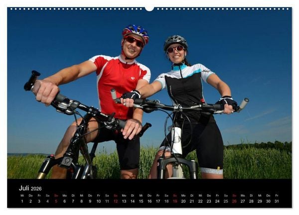 Produktbild: BIKE and FUN (Wandkalender 2026 DIN A2 quer), CALVENDO Monatskalender