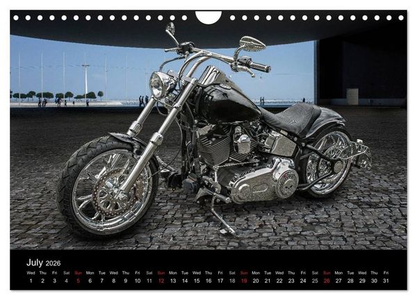 Produktbild: Motorbike Dreams (Wall Calendar 2026 DIN A4 landscape), CALVENDO 12 Month Wall Calendar