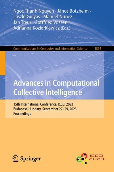 Produktbild: Advances in Computational Collective Intelligence