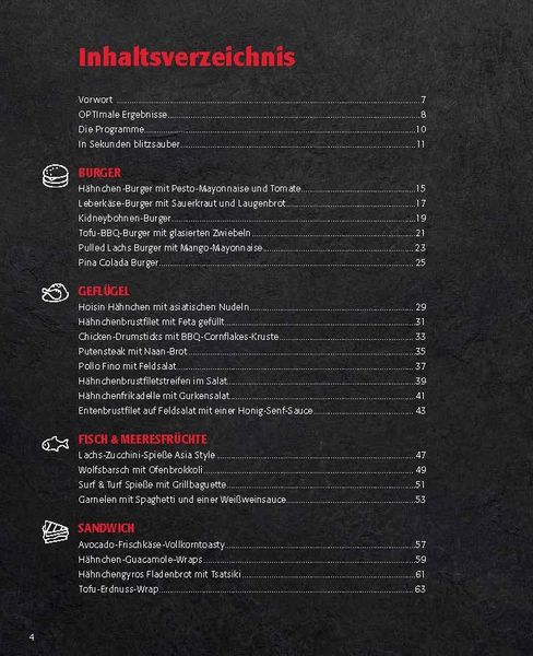 Produktbild: OPTImal Grillen - OPTIgrill Kochbuch Rezeptbuch