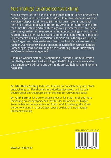 Produktbild: Nachhaltige Quartiersentwicklung