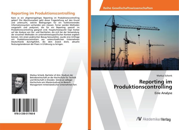Reporting im Produktionscontrolling, Taschenbuch von Markus Schenk, AV Akademikerverlag, 9783330517608