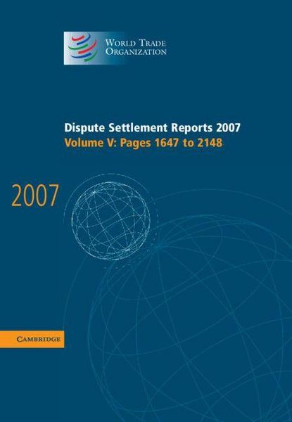 Produktbild: Dispute Settlement Reports 2007