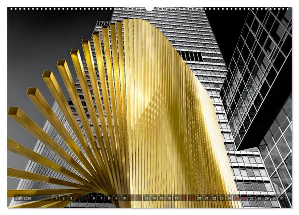 Produktbild: MAINHATTEN architektur kunst (Wandkalender 2026 DIN A2 quer), CALVENDO Monatskalender