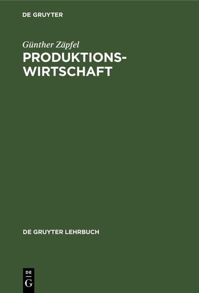 Produktbild: Produktionswirtschaft