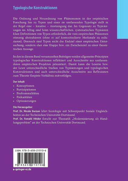 Produktbild: Typologische Konstruktionen