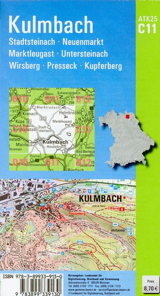 Produktbild: ATK25-C11 Kulmbach (Amtliche Topographische Karte 1:25000)