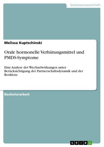 Produktbild: Orale hormonelle Verh&uuml;tungsmittel und PMDS-Symptome