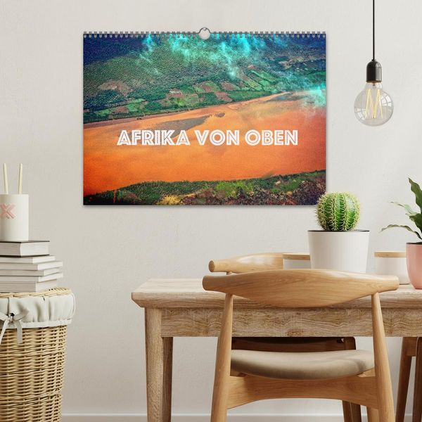 Produktbild: Afrika von oben (Wandkalender 2026 DIN A3 quer), CALVENDO Monatskalender