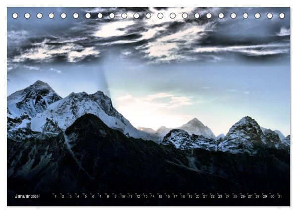 Produktbild: Himalaya - Gipfel des Sagarmatha Nationalparks (Tischkalender 2026 DIN A5 quer), CALVENDO Monatskalender