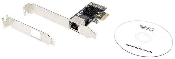 Produktbild: Digitus DN-10135 Netzwerkkarte 2.5 GBit/s PCIe