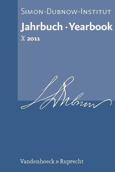 Produktbild: Jahrbuch des Simon-Dubnow-Instituts / Simon Dubnow Institute Yearbook X (2011)