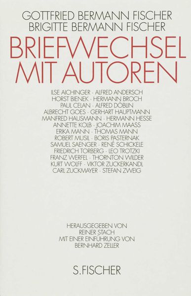 Produktbild: Briefwechsel mit Autoren