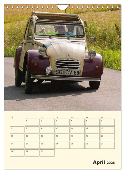 Produktbild: Citro&euml;n 2CV - Lebensart Ente (Wandkalender 2025 DIN A4 hoch), CALVENDO Monatskalender