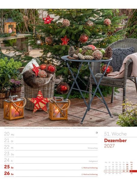 Produktbild: Gartengl&uuml;ck Wochenplaner Kalender 2027