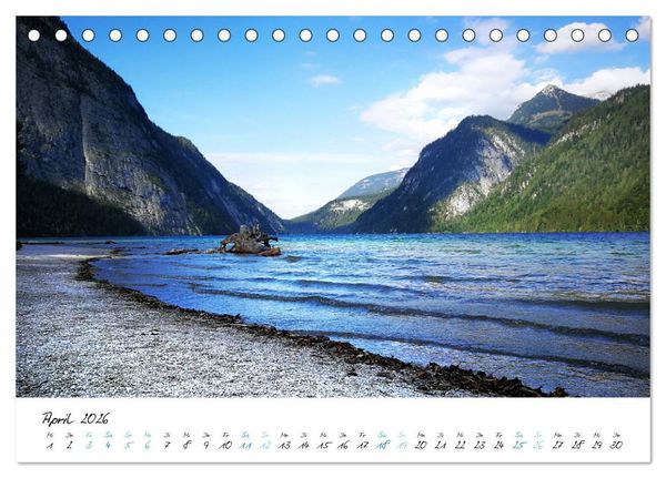 Produktbild: Traumhafter K&ouml;nigssee (Tischkalender 2026 DIN A5 quer), CALVENDO Monatskalender