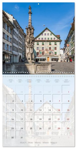 Produktbild: LUCERNE Lovely Switzerland (Wall Calendar 2026 12 &times; 12 Inch) CALVENDO 12 Month Wall Calendar