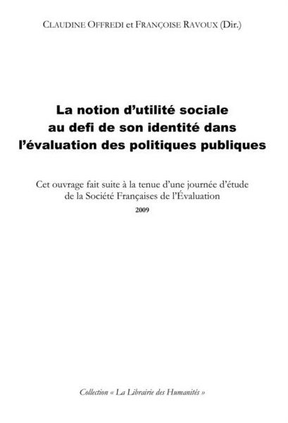 Produktbild: La notion d'utilite sociale au defi de son identite - dans l