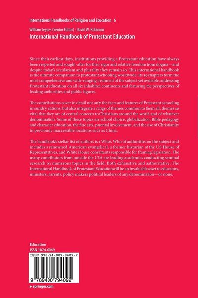 Produktbild: International Handbook of Protestant Education