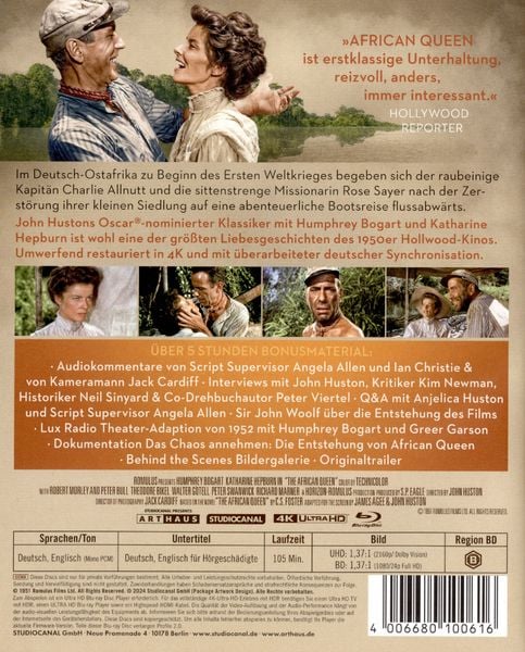 Produktbild: African Queen - Special Edition (4K Ultra HD) (+ Blu-ray)