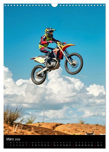 Produktbild: Adrenalin am Limit - Grenzenlose Motocross Action (Wandkalender 2026 DIN A3 hoch), CALVENDO Monatskalender