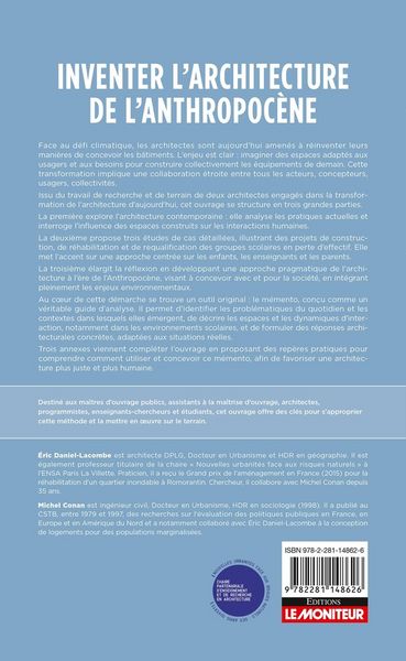 Produktbild: Inventer l'architecture de l'anthropoc&egrave;ne