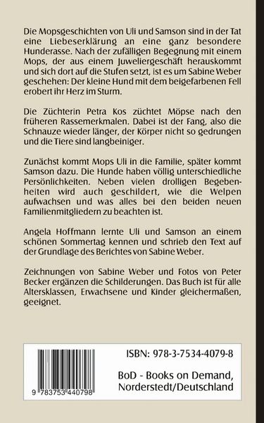 Produktbild: Mopsgeschichten von Uli und Samson