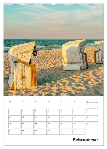 Produktbild: Usedom - Terminplaner (hochwertiger Premium Wandkalender 2026 DIN A2 hoch), Kunstdruck in Hochglanz