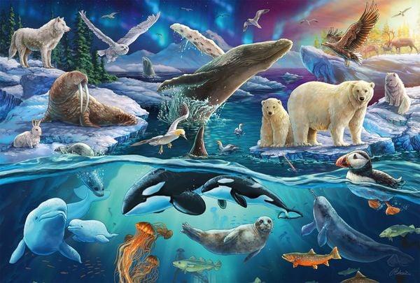 Produktbild: Tiere in der Arktis, 150 Teile
