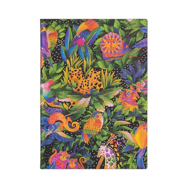 Softcover Notizbuch Jungle Song, Midi, Liniert