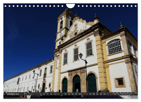 Produktbild: Salvador de Bahia &ndash; Br&eacute;sil (Calendrier mural 2026 DIN A4 vertical), CALVENDO calendrier mensuel