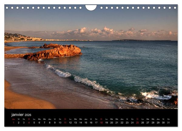 Produktbild: C&ocirc;te d'Azur entre Mer et Montagne (Calendrier mural 2026 DIN A4 vertical), CALVENDO calendrier mensuel