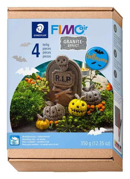 Produktbild: STADTLER Bastelset FIMOair 81 Set &bdquo;Halloween-Grab&ldquo; FIMO&reg;air 81 SET Lufttrocknende Modelliermasse