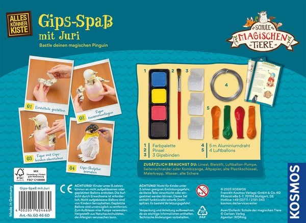 Produktbild: Die Schule der magischen Tiere - Gips-Spaß mit Juri