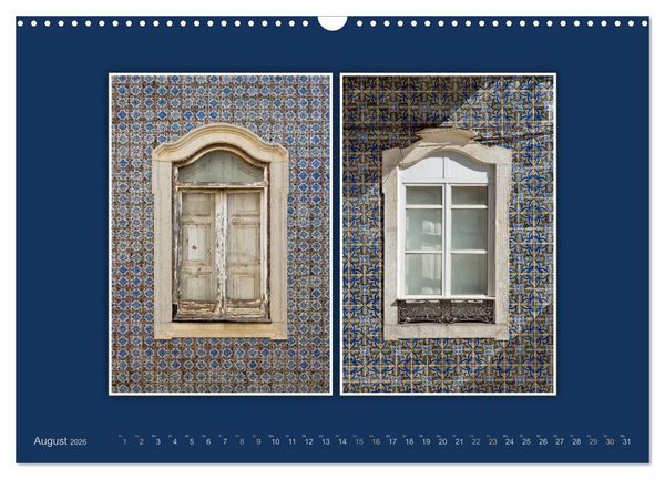 Produktbild: Azulejo-Fassaden in Portugal (Wandkalender 2026 DIN A3 quer), CALVENDO Monatskalender