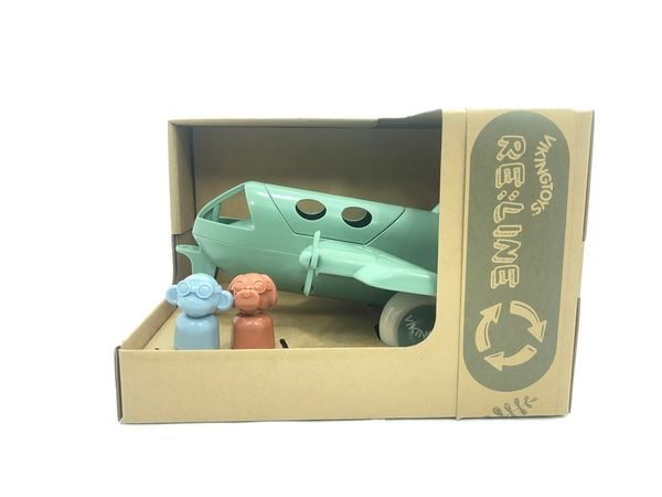 Produktbild: VIKINGTOYS - Jumbo-Flugzeug mit 2 Figuren