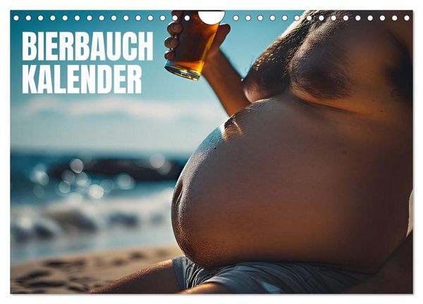 Produktbild: Lustige Kalender M&auml;nner mit Bierb&auml;uchen - Bierbauch Kalender Geschenk f&uuml;r Kollegen, Freunde & Party-Liebhaber Wandkalender (Wandkalender 2027 DIN A4 quer), CALVENDO Monatskalender