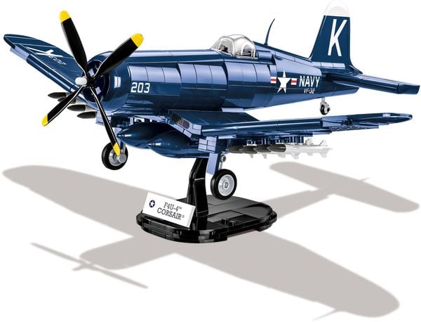 COBI Historical Collection 2417 - F4U-4 Corsair, Kampfflugzeug, Korean War, Bauset