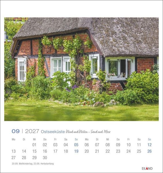 Produktbild: Ostseek&uuml;ste Postkartenkalender 2027 - Wind und Wellen - Sand und Meer