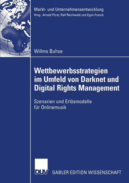 Produktbild: Wettbewerbsstrategien im Umfeld von Darknet und Digital Rights Management