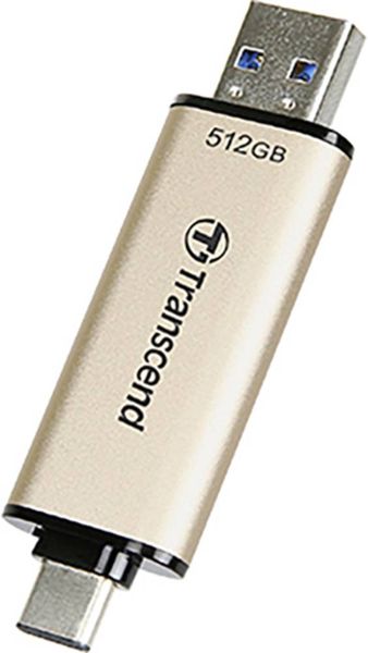 Transcend JetFlash 930C USB-Stick 512GB Gold TS512GJF930C USB-A (USB 3.2 Gen 1), USB-C®