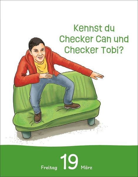 Produktbild: Kalender f&uuml;r clevere Kids Tagesabrei&szlig;kalender 2027