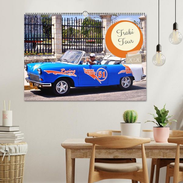 Produktbild: Trabi Tour (Wandkalender 2026 DIN A2 quer), CALVENDO Monatskalender