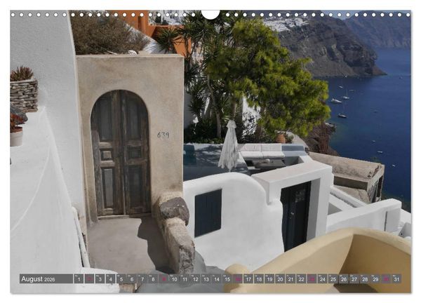 Produktbild: Santorini - Insel ewiger Liebe (Wandkalender 2026 DIN A3 quer), CALVENDO Monatskalender