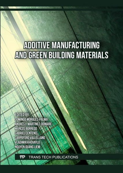 Produktbild: Additive Manufacturing and Green Building Materials