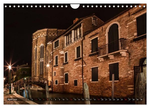 Produktbild: Leuchtendes Venedig (Wandkalender 2026 DIN A4 quer), CALVENDO Monatskalender