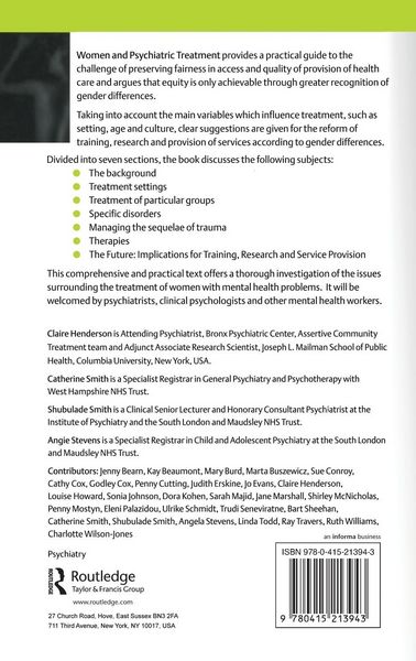 Produktbild: Women and Psychiatric Treatment