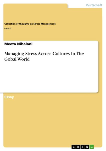 Produktbild: Managing Stress Across Cultures In The Gobal World