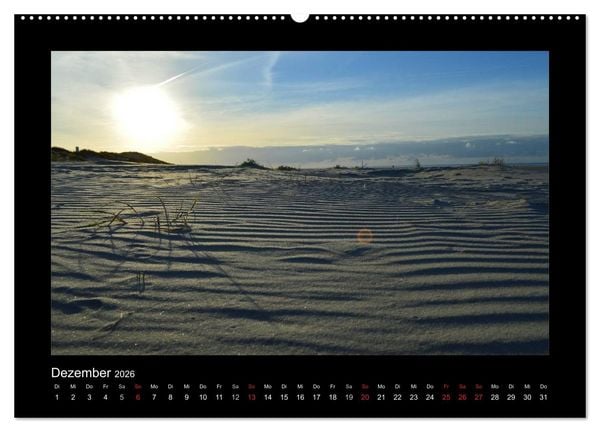 Produktbild: Juist &ndash; Insel im Wattenmeer (Wandkalender 2026 DIN A2 quer), CALVENDO Monatskalender